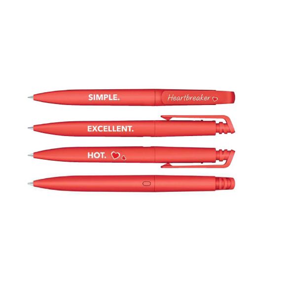 Stylo ergonomique triangulaire personnalisé fabriqué en Europe KANTARO MATT