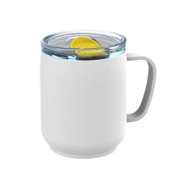 Mug isotherme empilable personnalisé en céramique 350 ml