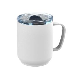 Mug isotherme empilable personnalisé en céramique 350 ml