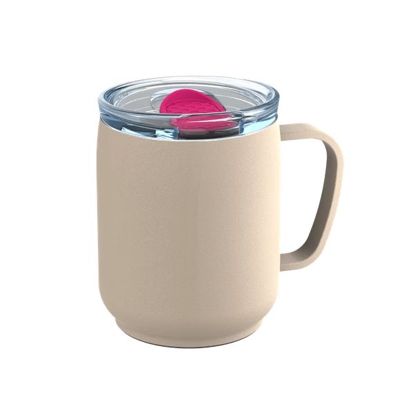 Mug isotherme empilable personnalisé en céramique 350 ml