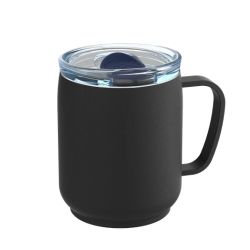 Mug isotherme empilable personnalisé en céramique 350 ml