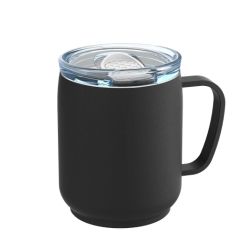 Mug isotherme empilable personnalisé en céramique 350 ml