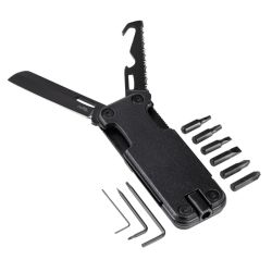 Pince multifonction personnalisée noire