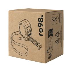 Mètre dérouleur noir personnalisable 3 mètres personnalisé