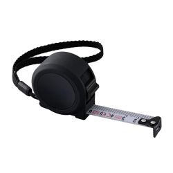 Mètre dérouleur noir personnalisé 5 mètres