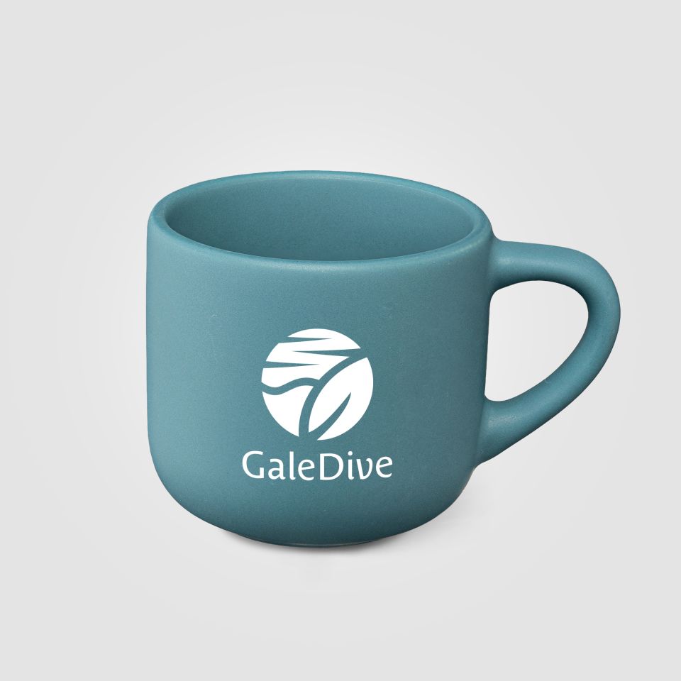 Tasse espresso personnalisée en céramique finition mate 90 ml