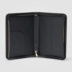 Conférencier personnalisable A5 à fermeture éclair avec stylo