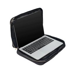 Housse publicitaire pour ordinateur portable en RPET 15 pouces