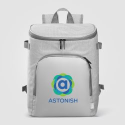 Sac à dos isotherme publicitaire en RPET 21 litres