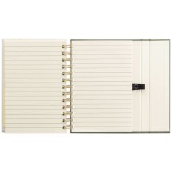 Bloc notes recyclé publicitaire spirale avec notes adhésives format B6