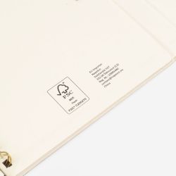 Bloc notes recyclé publicitaire spirale avec notes adhésives format B6