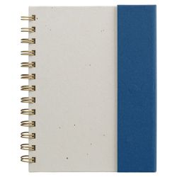 Bloc notes recyclé publicitaire spirale avec notes adhésives format B6