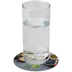 Dessous de verre publicitaire rond Lumin