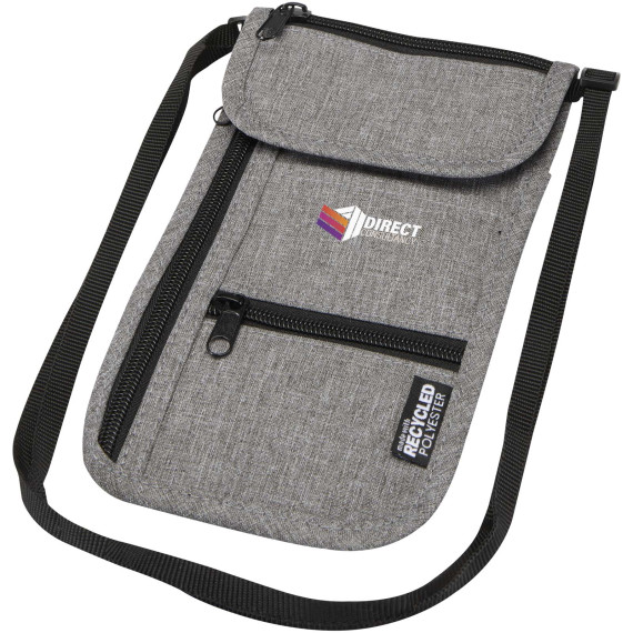Pochette publicitaire de voyage intelligente Ross recyclée et certifiée GRS