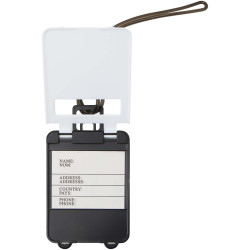 Étiquette publicitaire à bagage Traveler