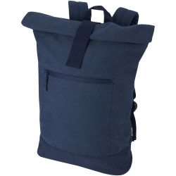 Sac publicitaire à dos à fermeture enroulable Recanvas recyclé et certifié GRS de 14" et 16 L