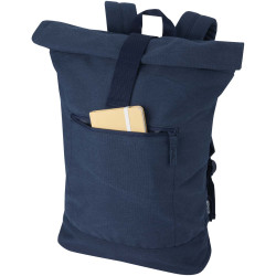 Sac publicitaire à dos à fermeture enroulable Recanvas recyclé et certifié GRS de 14" et 16 L