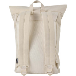 Sac publicitaire à dos à fermeture enroulable Recanvas recyclé et certifié GRS de 14" et 16 L