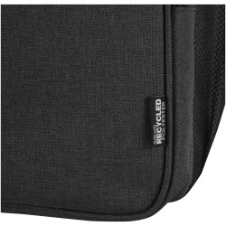 Sac publicitaire à dos isotherme 20 L Tundra recyclé et certifié GRS pour pique-nique avec ensemble de couverts