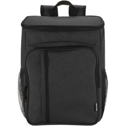 Sac publicitaire à dos isotherme 20 L Tundra recyclé et certifié GRS pour pique-nique avec ensemble de couverts