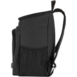 Sac publicitaire à dos isotherme 20 L Tundra recyclé et certifié GRS pour pique-nique avec ensemble de couverts