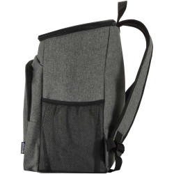 Sac publicitaire à dos isotherme 20 L Tundra recyclé et certifié GRS pour pique-nique avec ensemble de couverts