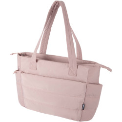 Sac publicitaire shopping Puffer pour ordinateur portable 15,6" certifié GRS et recyclé de 18 L