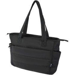 Sac publicitaire shopping Puffer pour ordinateur portable 15,6" certifié GRS et recyclé de 18 L