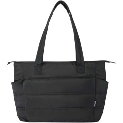 Sac publicitaire shopping Puffer pour ordinateur portable 15,6" certifié GRS et recyclé de 18 L