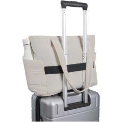 Sac publicitaire shopping Puffer pour ordinateur portable 15,6" certifié GRS et recyclé de 18 L