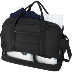 Sac publicitaire de voyage Puffer recyclé certifié GRS avec fond isolé de 30 L