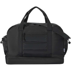 Sac publicitaire de voyage Puffer recyclé certifié GRS avec fond isolé de 30 L