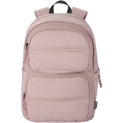 Sac publicitaire à dos pour ordinateur portable Puffer de  15,6" recyclé et certifié GRS, de 15 L