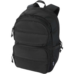 Sac publicitaire à dos pour ordinateur portable Puffer de  15,6" recyclé et certifié GRS, de 15 L