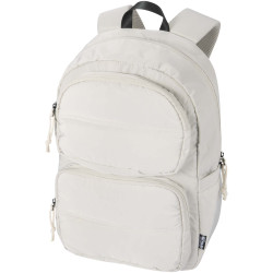 Sac publicitaire à dos pour ordinateur portable Puffer de  15,6" recyclé et certifié GRS, de 15 L