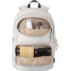 Sac publicitaire à dos pour ordinateur portable Puffer de  15,6" recyclé et certifié GRS, de 15 L