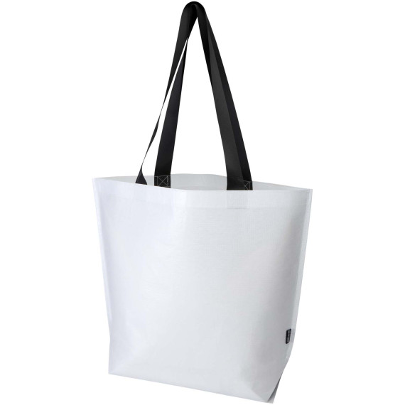 Sac publicitaire shopping Duo oversize recyclé à double laminage certifié GRS de 30 L