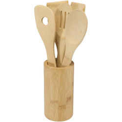 Ensemble publicitaire d’outils de cuisine Tala en bambou