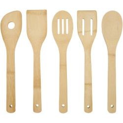 Ensemble publicitaire d’outils de cuisine Tala en bambou