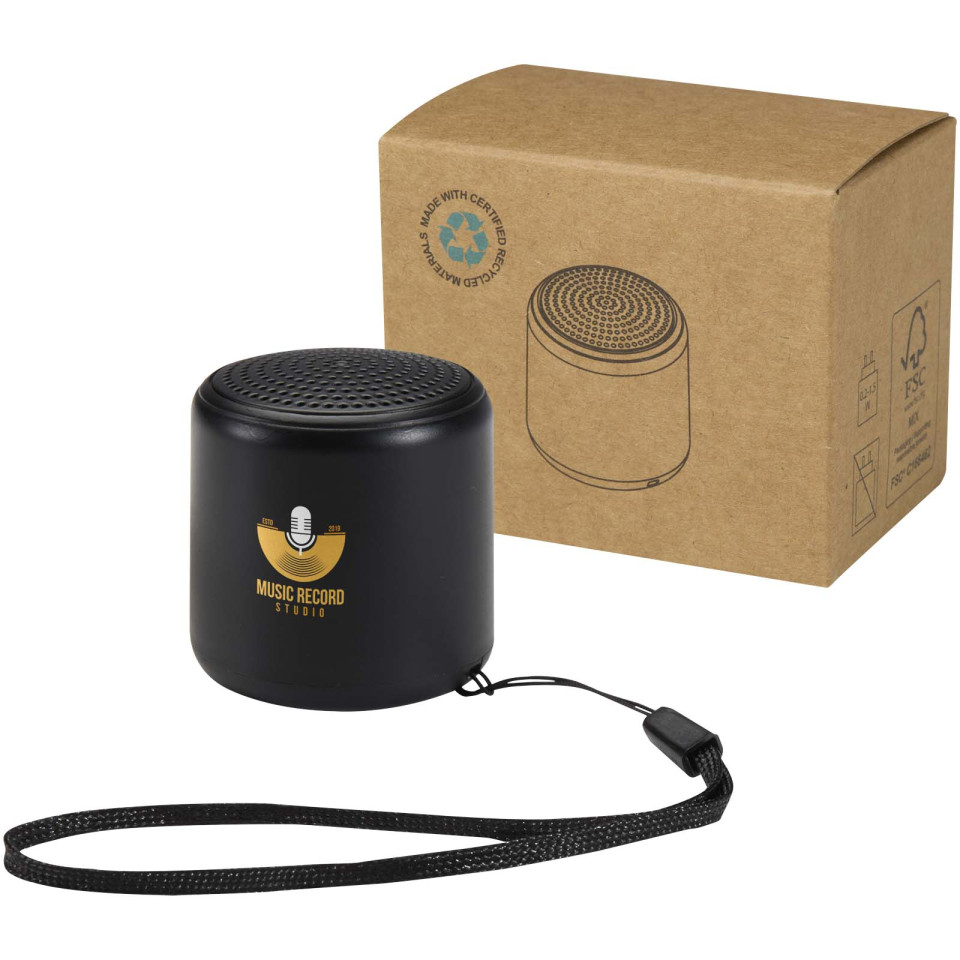 Enceinte publicitaire sans fil Velkis sans fil Bluetooth® en plastique recyclé