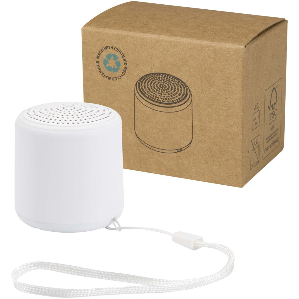 Enceinte publicitaire sans fil Velkis sans fil Bluetooth® en plastique recyclé