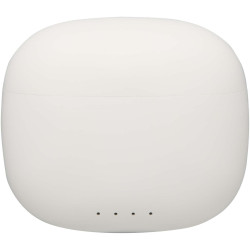 Oreillette publicitaire Bluetooth® True Wireless Alterf en plastique recyclé avec embouts en silicone