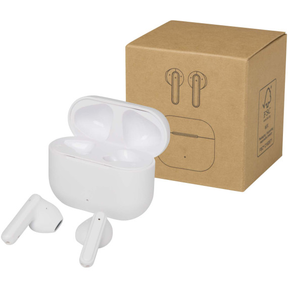 Oreillette publicitaire Bluetooth® True Wireless Altais sans fil en plastique recyclé