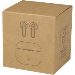 Oreillette publicitaire Bluetooth® True Wireless Altais sans fil en plastique recyclé