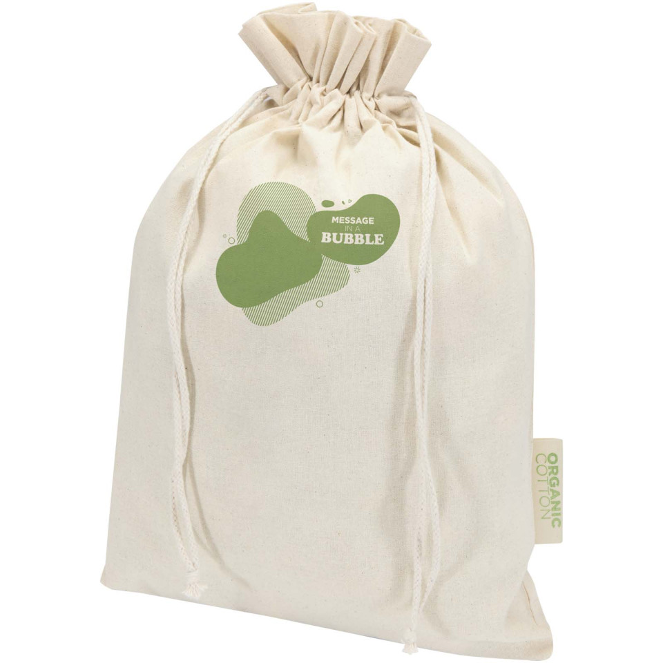 Sac publicitaire cadeau bio OCS Odisha 140 g/m2 42 x 30 cm