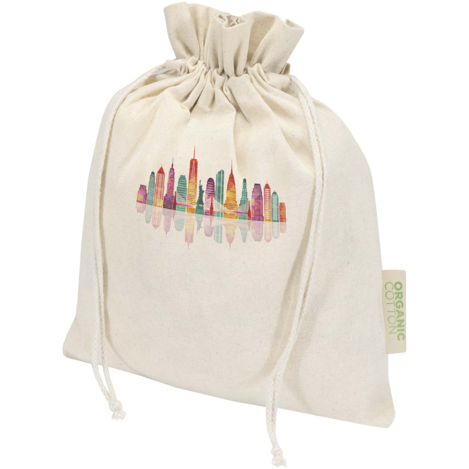 Sac publicitaire cadeau bio OCS Odisha 140 g/m2 30 x 25 cm