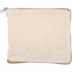 Sac publicitaire shopping Sierra pliable en coton recyclé GRS 140 g/m2 7 L
