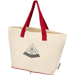 Sac publicitaire shopping Sierra pliable en coton recyclé GRS 140 g/m2 7 L