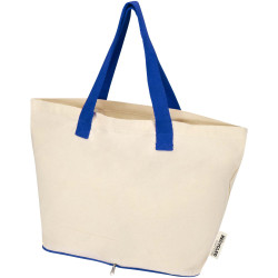 Sac publicitaire shopping Sierra pliable en coton recyclé GRS 140 g/m2 7 L