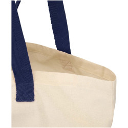 Sac publicitaire shopping Sierra pliable en coton recyclé GRS 140 g/m2 7 L